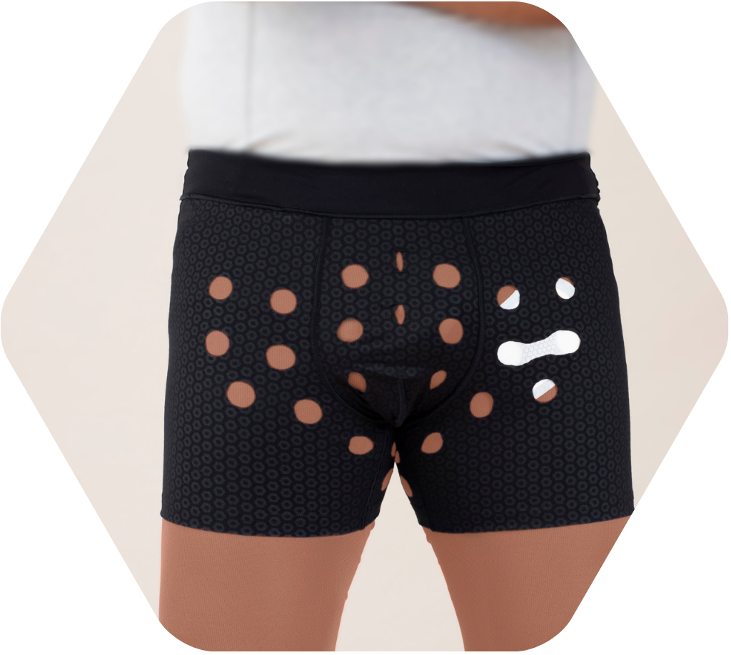 Mens briefs and dressings